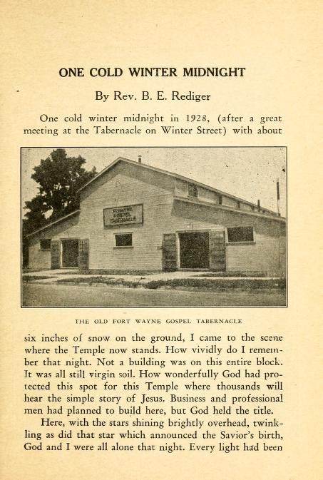 Old Fort Wayne Gospel Tabernacle